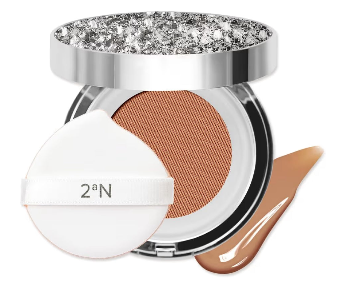 2aN- Gleaming Tension Pact- Moisturising / Skin Cover- #29 Caramel Beige