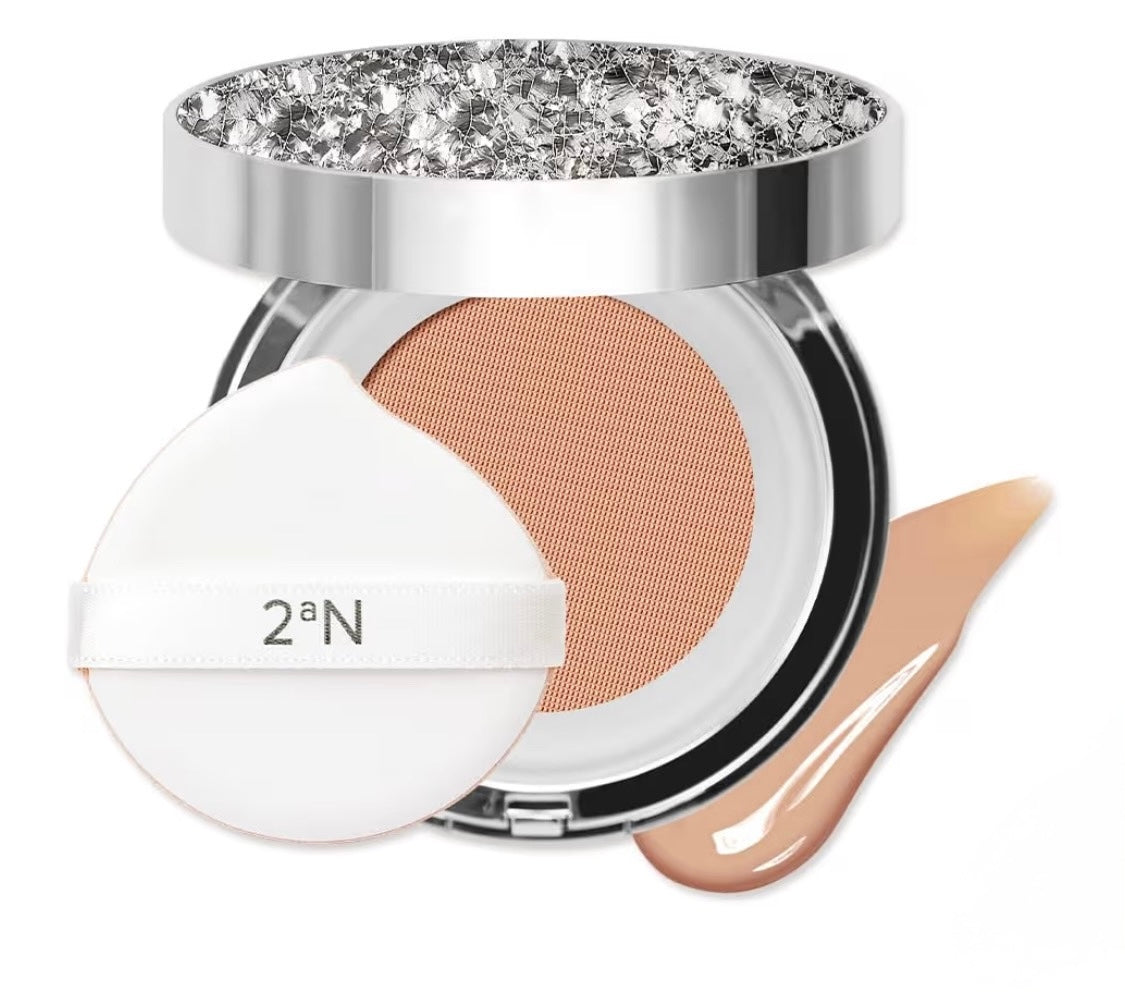 2aN- Gleaming Tension Pact- Moisturising / Skin Cover- #25 Sand Beige