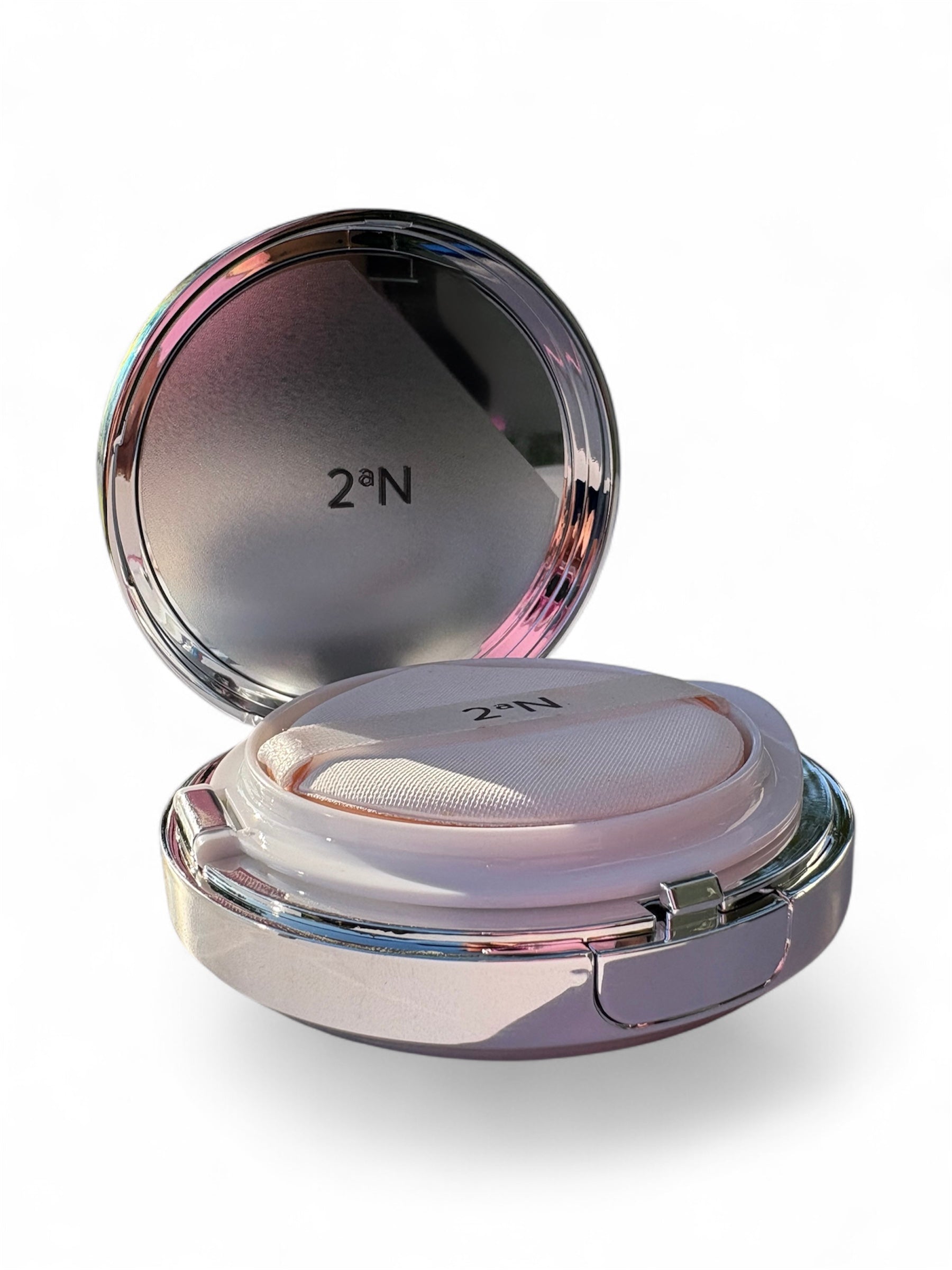 2aN- Gleaming Tension Pact- Moisturising / Skin Cover- #29 Caramel Beige