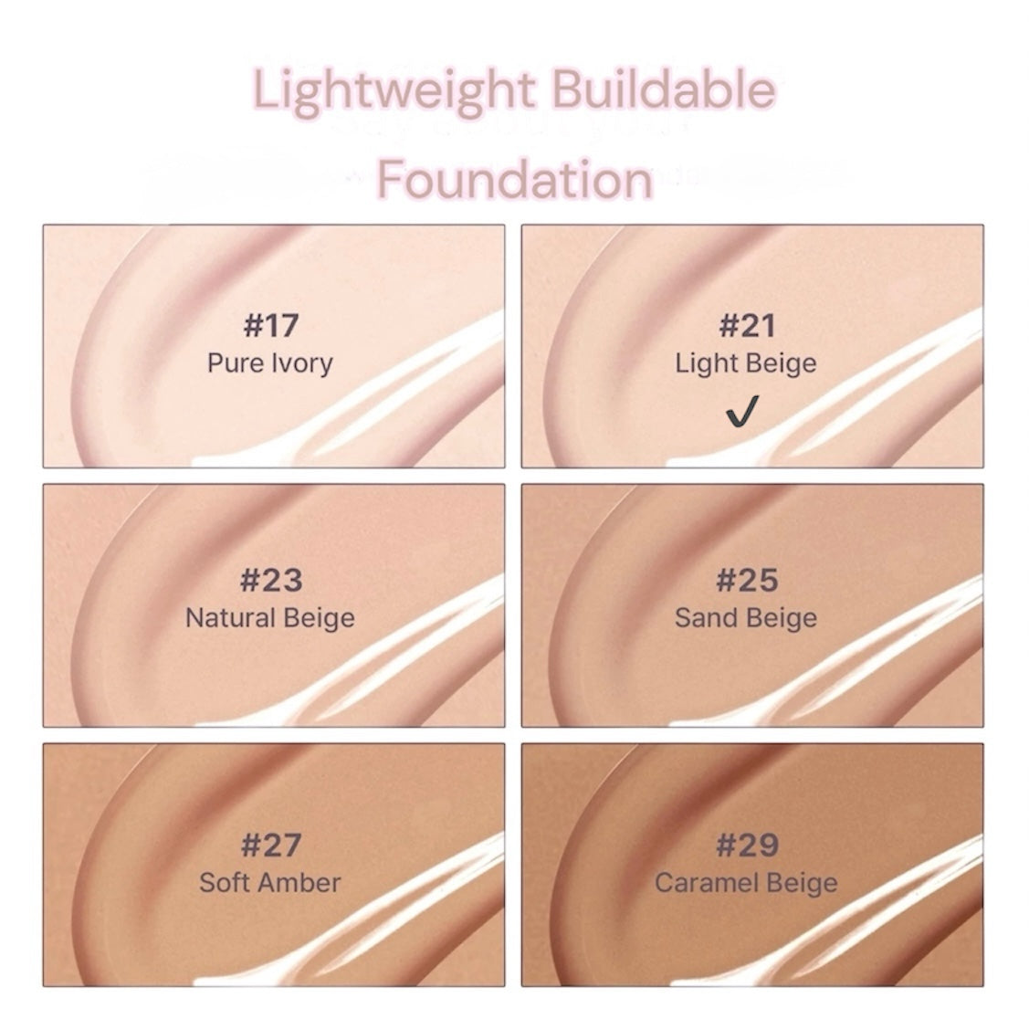 2aN- Gleaming Tension Pact-   Moisturising / Skin Cover- #21 Light Beige