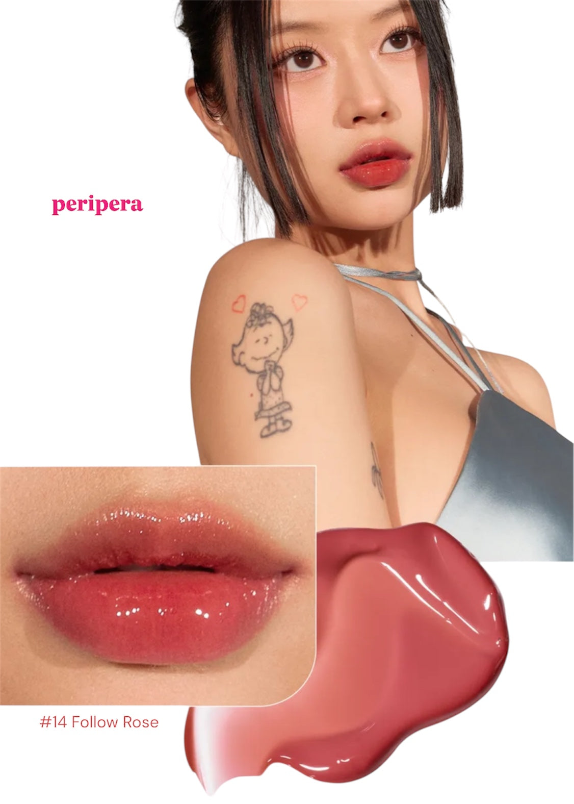 peripera- Ink mood glowy tint- #14 Follow Rose