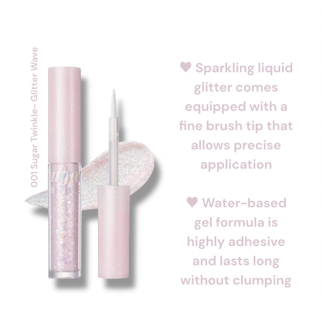 peripera- Sugar Twinkle- #001 Glitter Wave