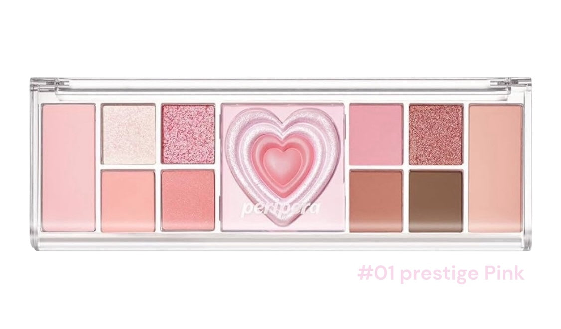 peripera - All Take Mood Like Palette Peritage Collection- 01 Prestige Pink